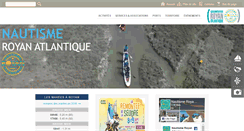 Desktop Screenshot of nautisme-royan-atlantique.fr