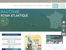 Tablet Screenshot of nautisme-royan-atlantique.fr